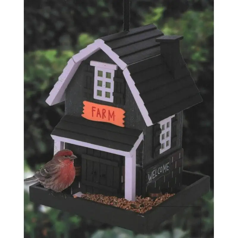 Arboria Wooden Bird Feeder House - 3 Assorted Designs - Farm