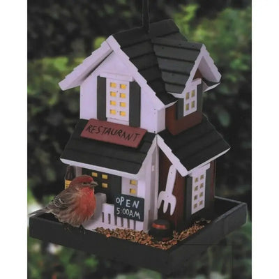 Arboria Wooden Bird Feeder House - 3 Assorted Designs -
