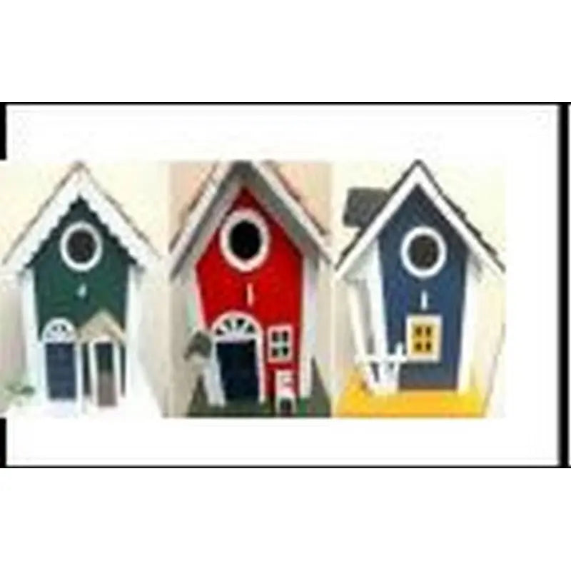 Arboria Wooden Bird Nest Box House - 3 Assorted Designs -
