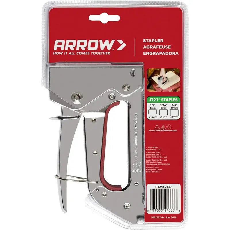 Arrow Jt21/t27 Staple Gun and Replacement Staples (6mm to 10mm