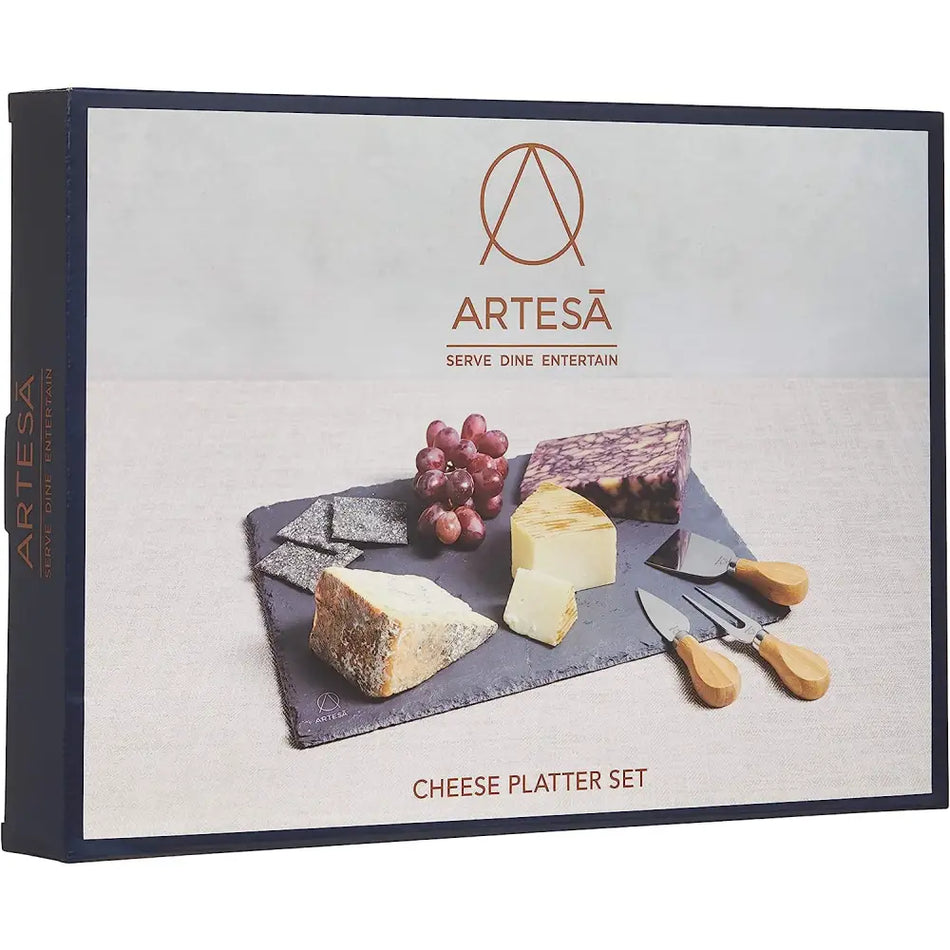 Artesa Cheese Platter Set Slate 35x25cm - Cheese Platter
