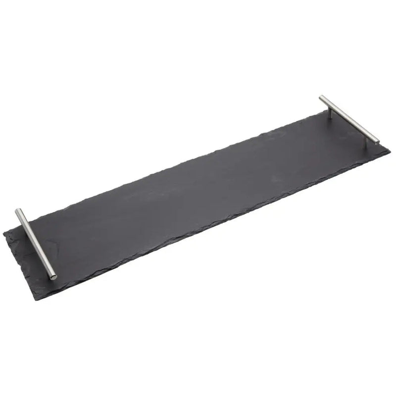 Artesa Serving Platter Slate 60x15cm - Silver OR Copper