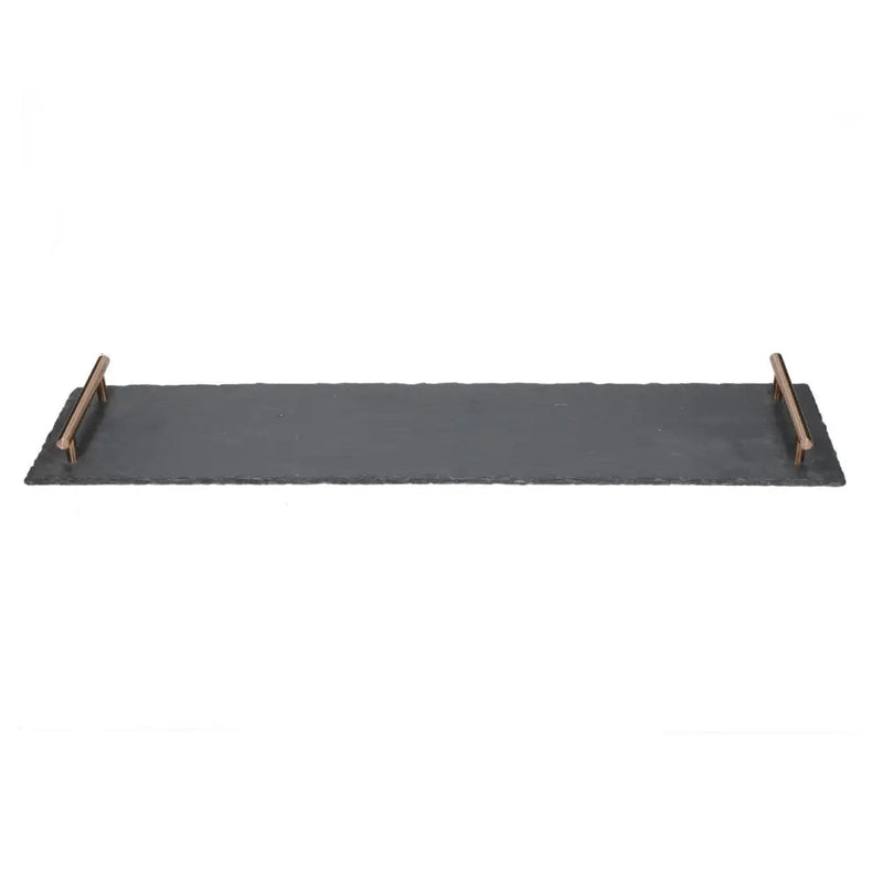 Artesa Serving Platter Slate 60x15cm - Silver OR Copper