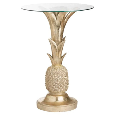 Ashby Gold Pineapple Side Table 50x50x64cm - Tables