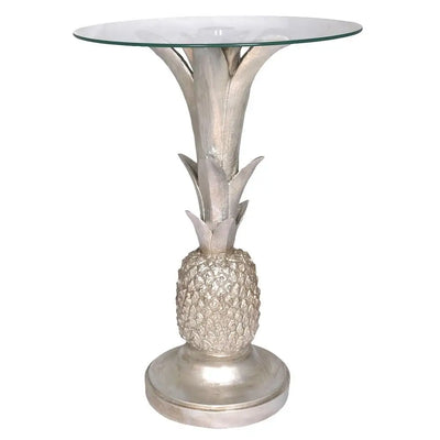 Ashby Silver Pineapple Side Table 50 x 50 x 64cm - Tables