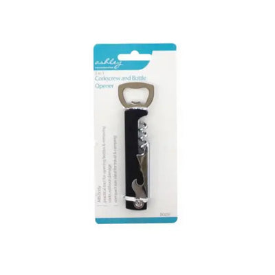 Ashley 3 In 1 Corkscrew And Bottle Opener - Kitchenware >>
