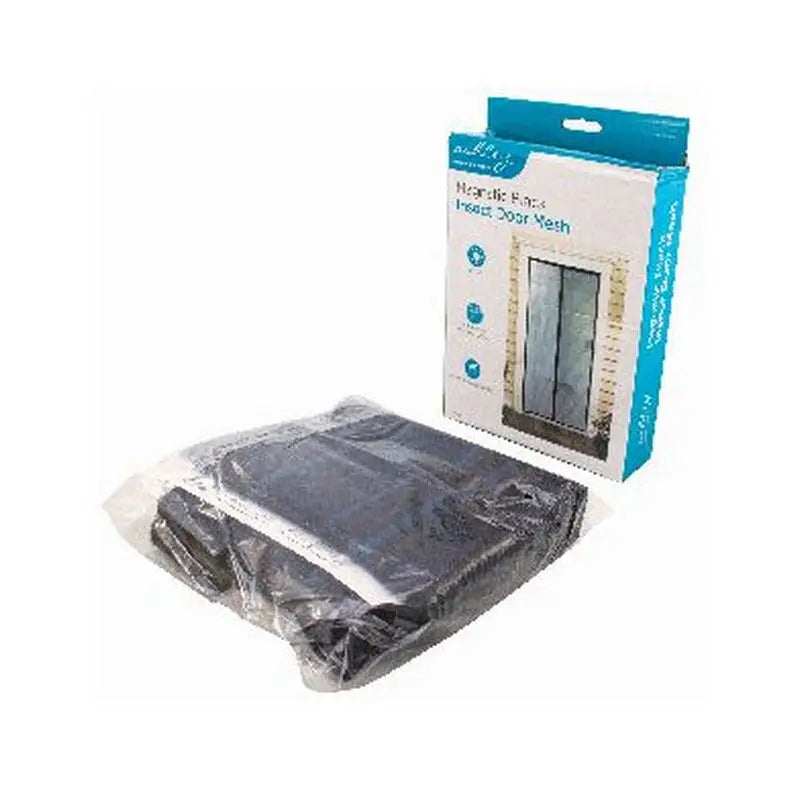 Ashley Homewares Magnetic Black Insect Door Mesh - 100 x