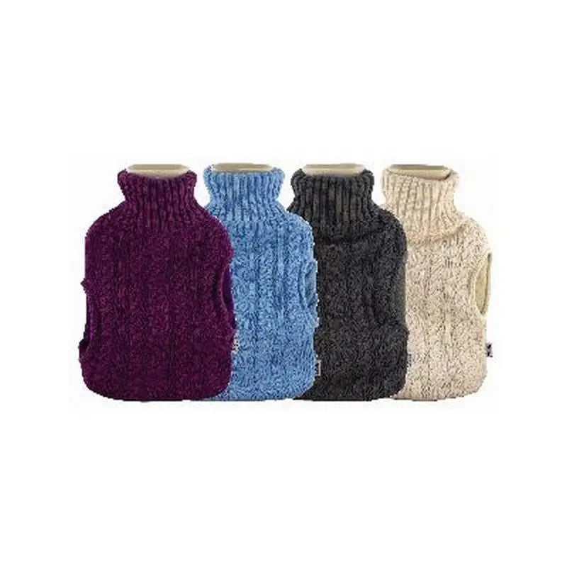Ashley Knitted With Pockets Hot Water Bottle - 2 Litre