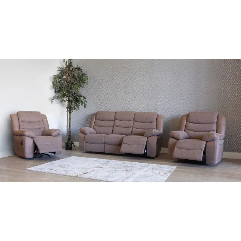 Astra Reclining Sofa With Drop Down Centre - 3 + 1 + 1