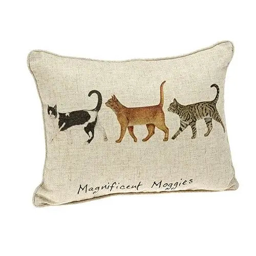 At Home In The Country - Magnificent Moggies Linen Mix