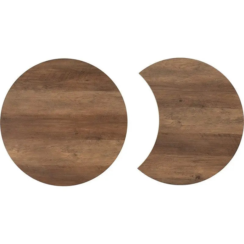 Athens Duo Coffee Table Set - Medium Oak Effect - Furniture