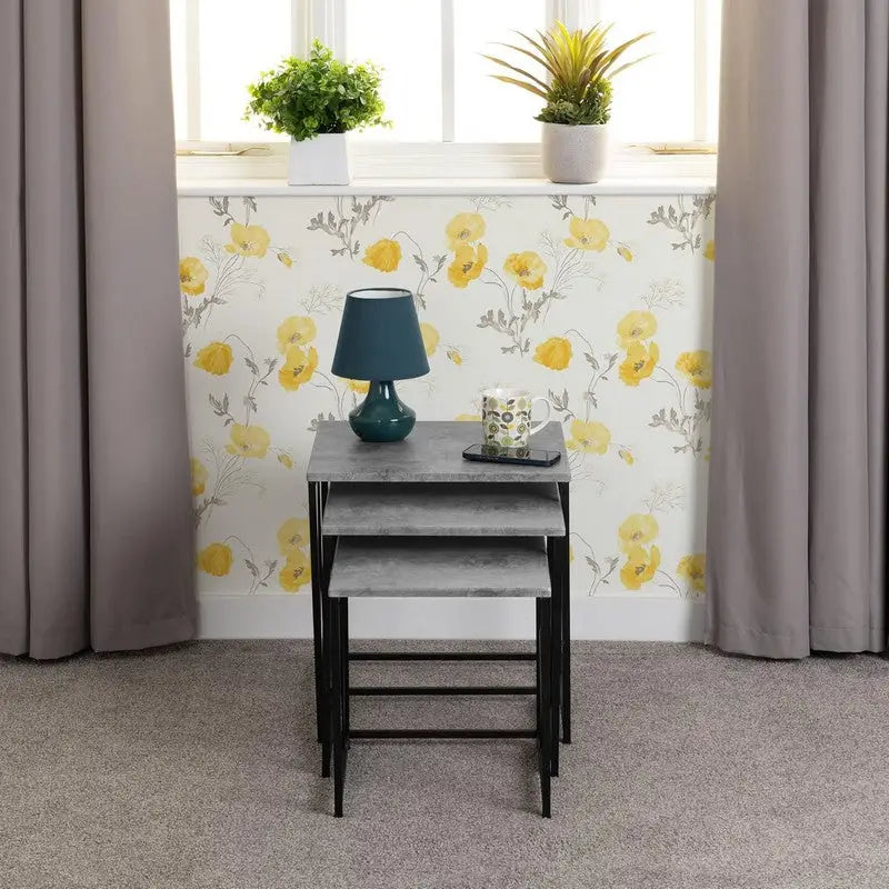 Athens Nest Of Table - Concrete Effect - Furniture >>