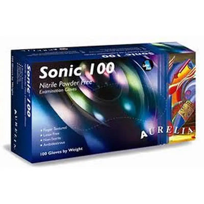 Aurelia Sonic 100 Nitrile Powder Free Gloves 100 Pack