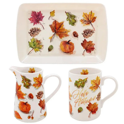 Autumn Leaves Range - Serving Trays Jugs & Mugs - Autumn