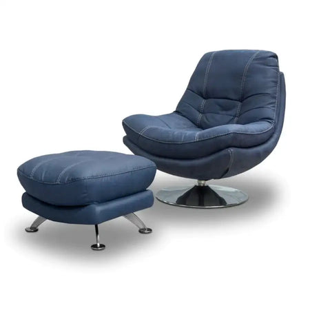 Axis Fabric Swivel Armchair Range (Matching Footstool