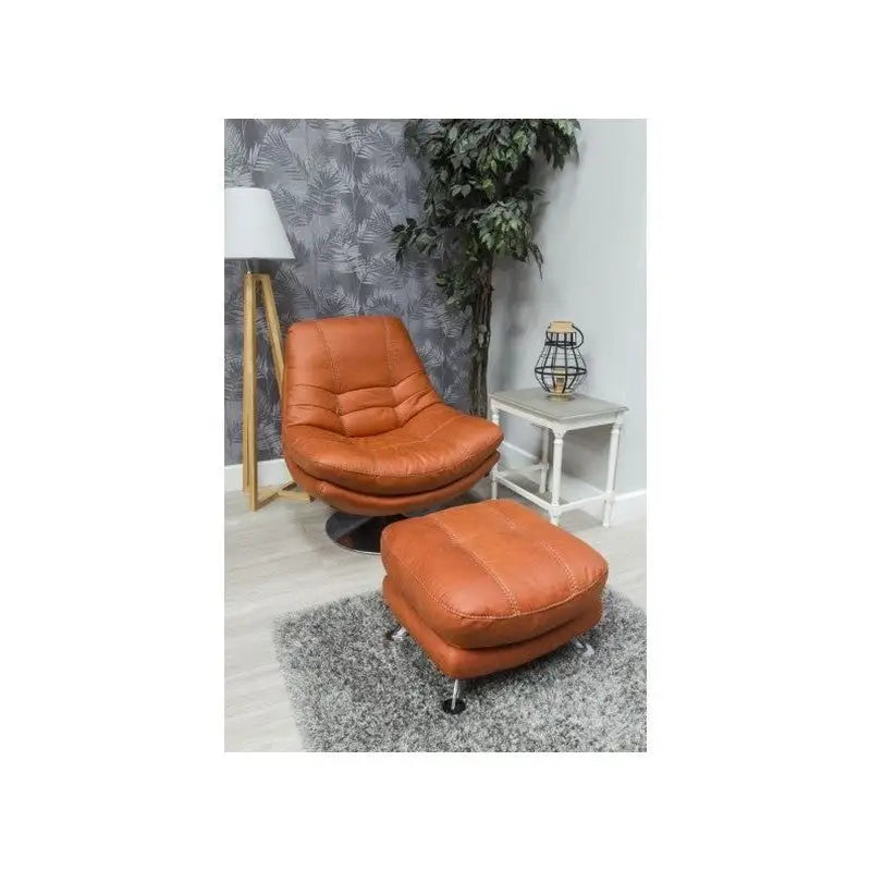 Axis Fabric Swivel Armchair Range (Matching Footstool