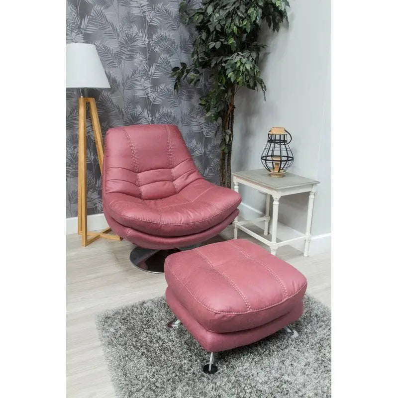 Axis Fabric Swivel Armchair Range (Matching Footstool
