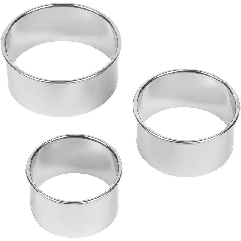 Tala 3 Piece Plain Pastry Cutters - 3 Pack
