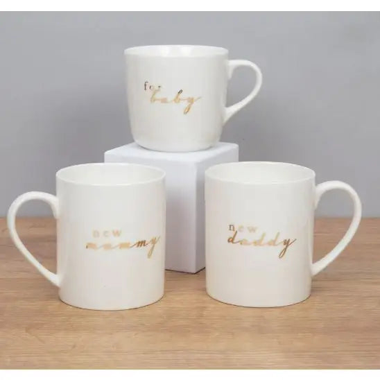 Bambino Gift Set of 3 - New Mummy Daddy & Baby Mug
