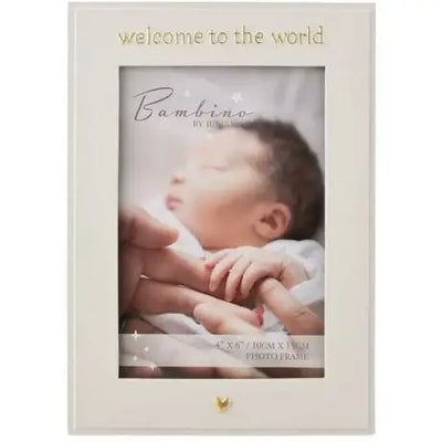 Bambino ’Welcome to the World’ Photo Frame 4’’ x 6’’