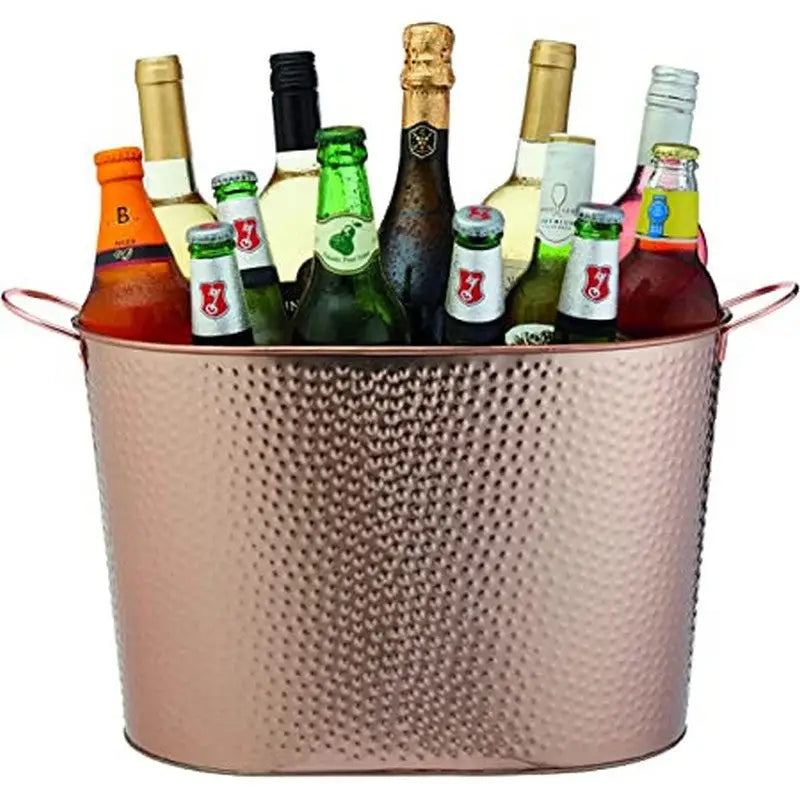 Bar Craft Copper Hammered Drinks Pail - Kitchenware