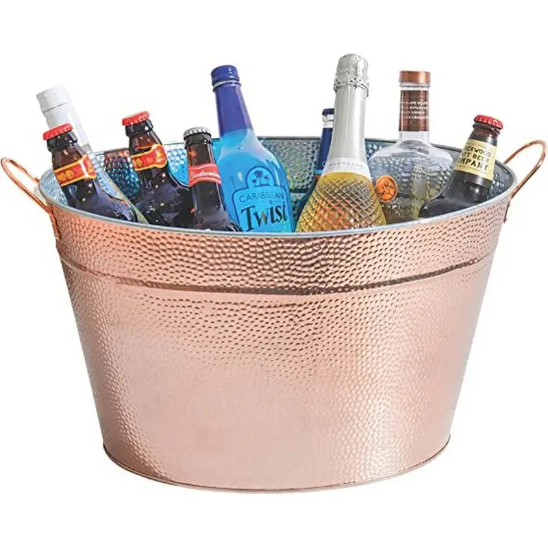 Bar Craft Copper Hammered Drinks Pail - Kitchenware