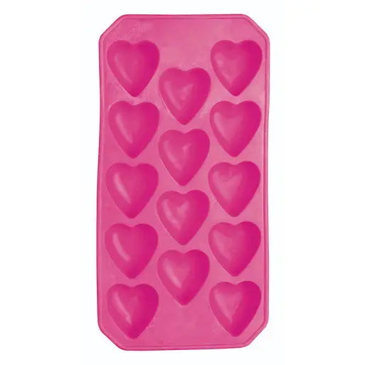 Bar Craft Flexible Heart Shaped Ice Cube Tray - Kitchenware