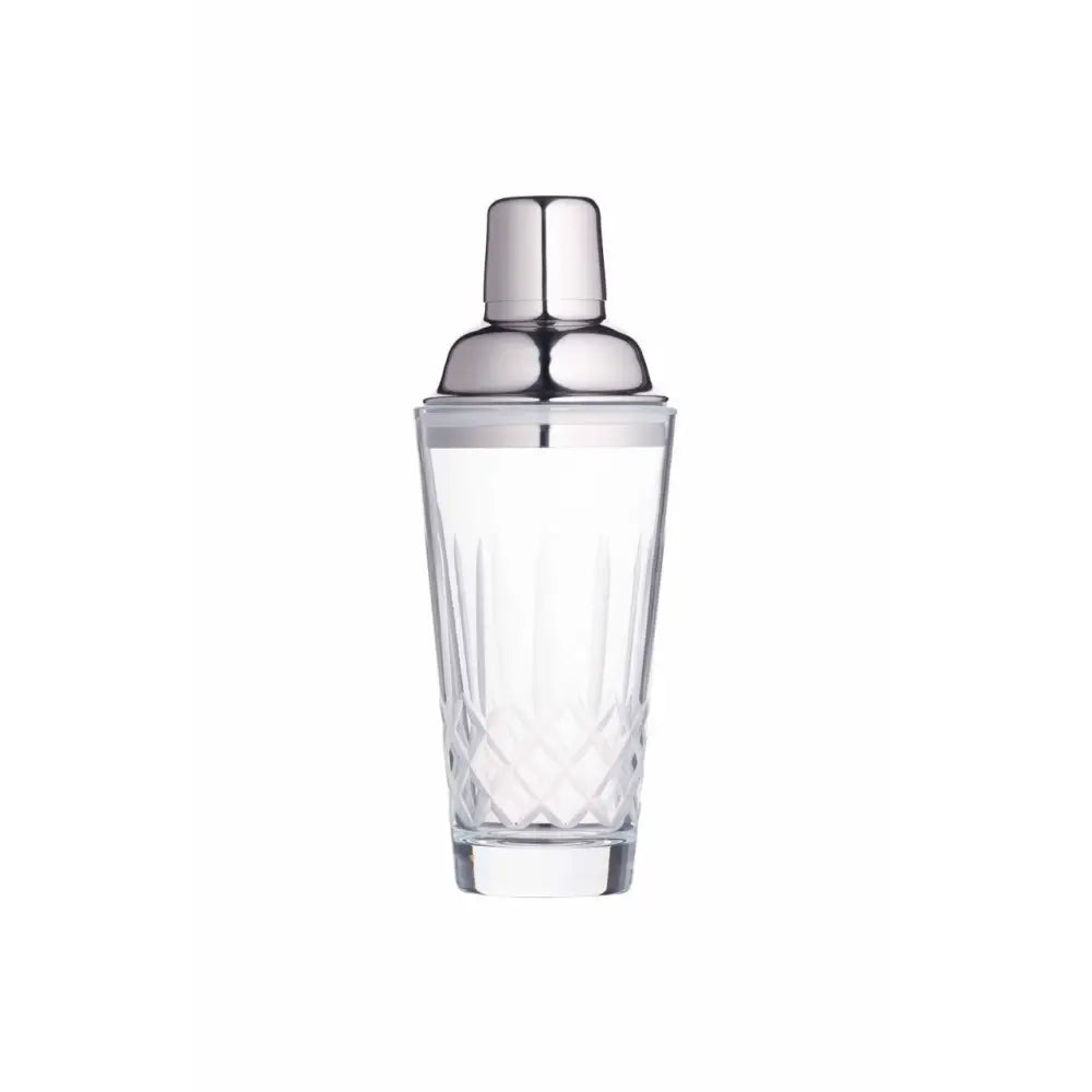 BarCraft 350ml Cut Glass Cocktail Shaker - Kitchenware