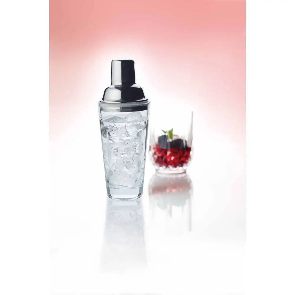 BarCraft 350ml Cut Glass Cocktail Shaker - Kitchenware