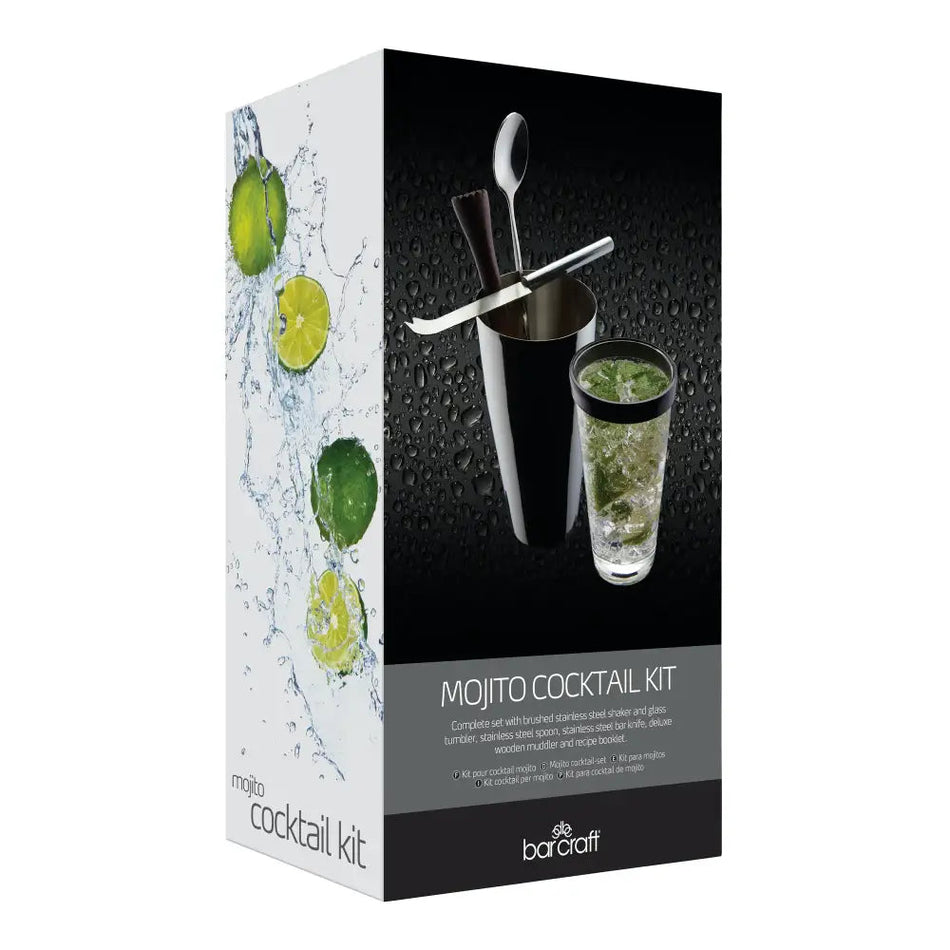 Barcraft 4 Piece Mojito Cocktail Set - Kitchenware