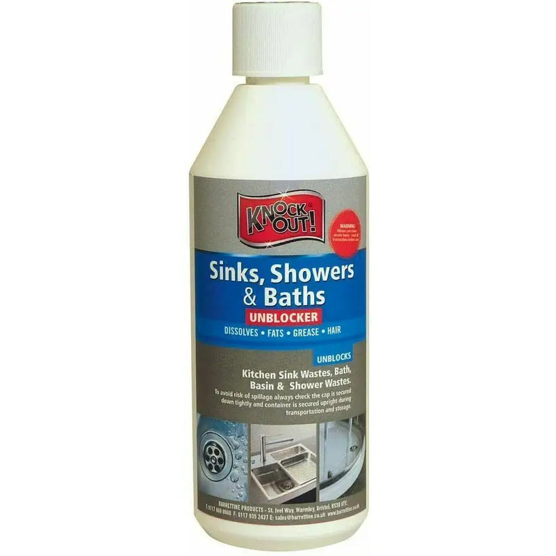 Barrentine Knock Out Sinks Showers & Bath Unblocker Cleaner