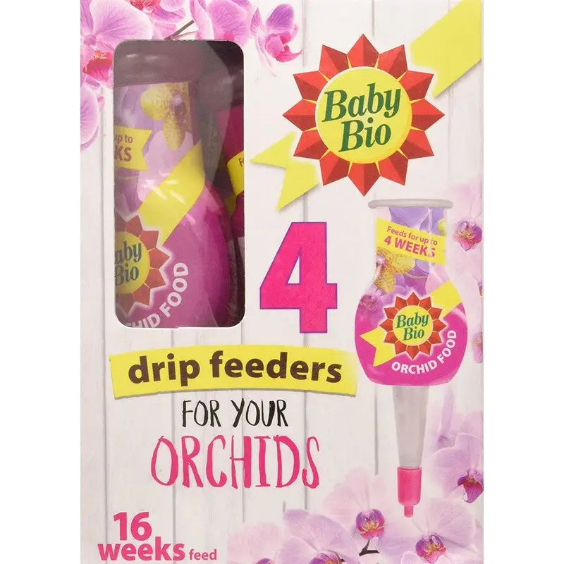 Bayer Garden Baby Bio Orchid Food Drip Feeders - 40ml / 4