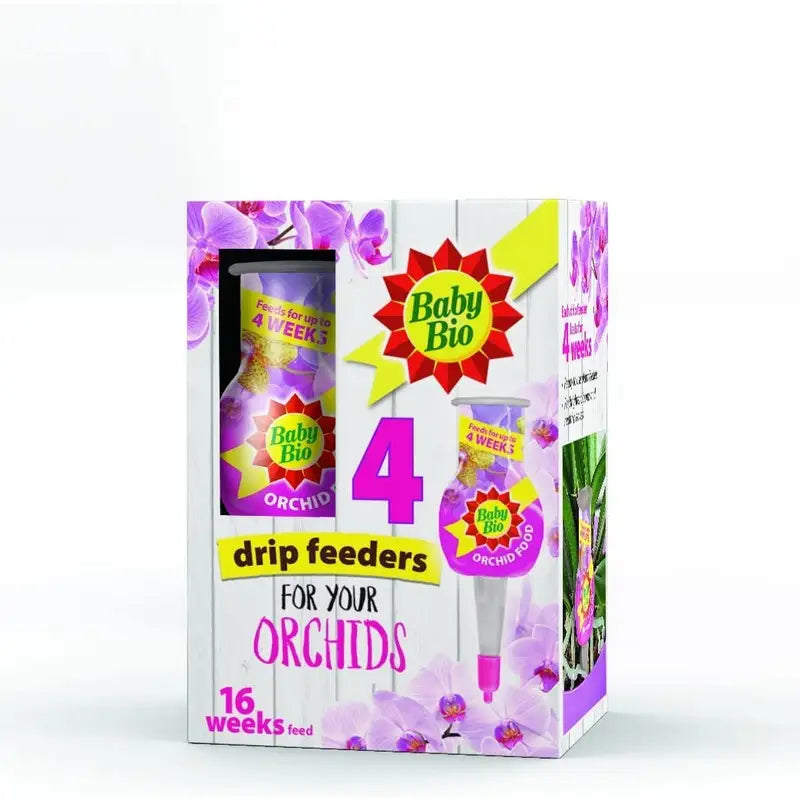 Bayer Garden Baby Bio Orchid Food Drip Feeders - 40ml / 4