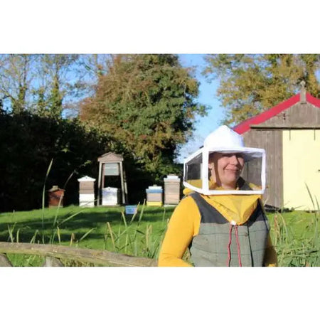 Beekeeping Supplies Square Folding Veil - (Bee Keeping