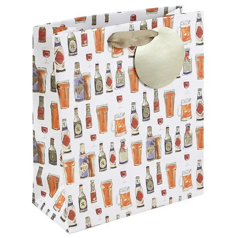 Beer Bottles Gift Bag - Medium - Giftware