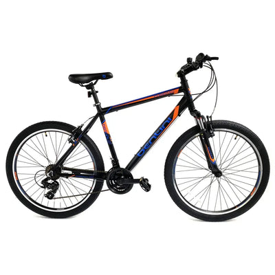 Bentini Phoenix Alloy Black & Orange Gents Bike - 18 Inch