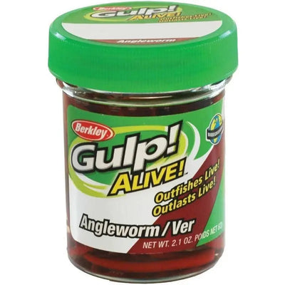 Berkley Gulp Alive Angle Mini Earthworms - Red Wiggler 60G -