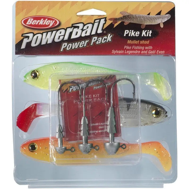 Berkley Power Bait Real Pro 3Pce Power Pack - Pike - Fishing