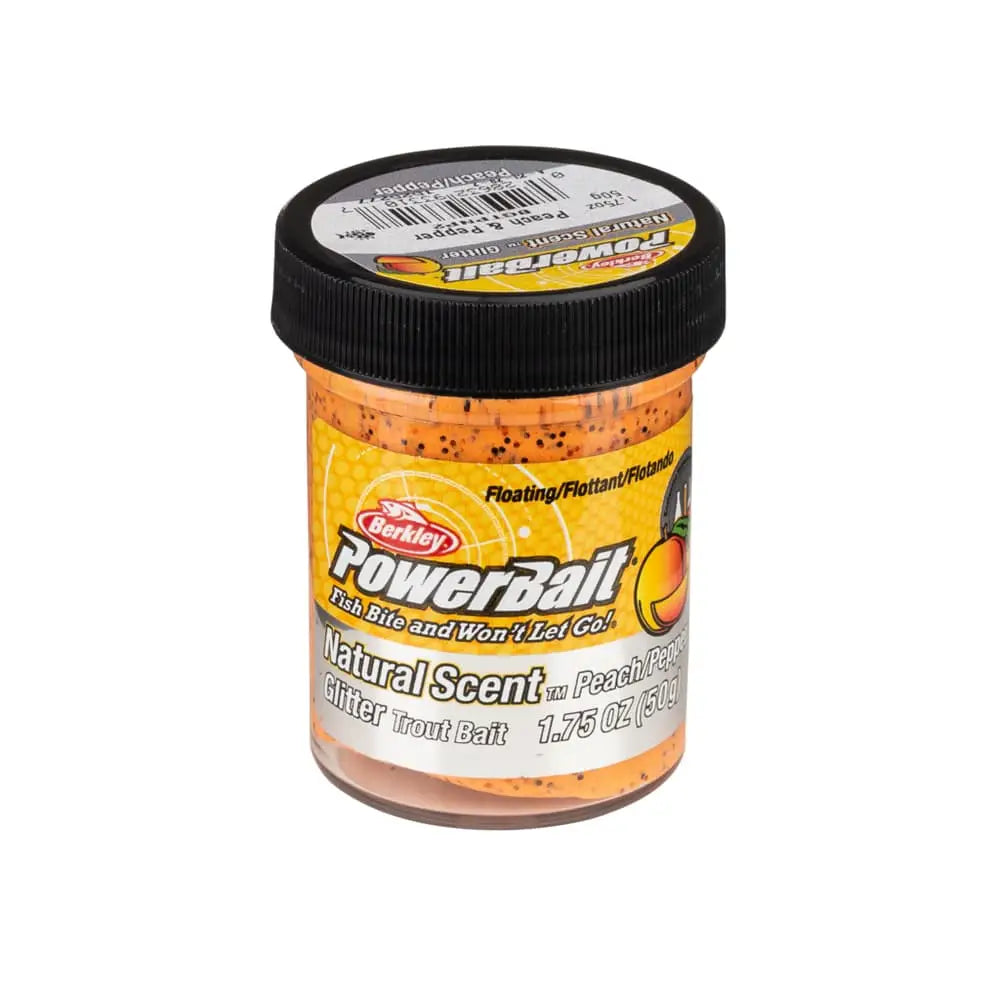 BERKLEY POWERBAIT 50g NATURAL SCENT PEACH&PEPPER GLITTER
