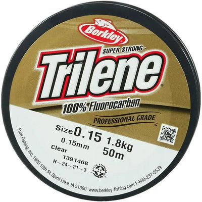 Berkley Trilene 100% Florocarbon Clear 0.15mm 50M - Fishing