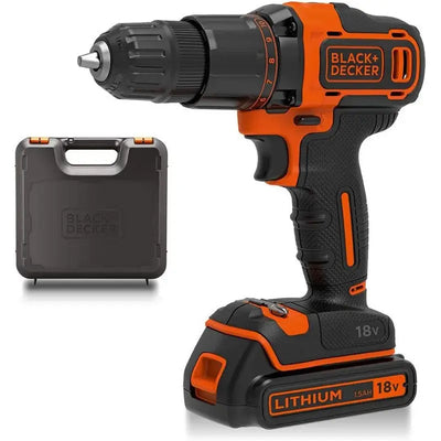 Black + Decker 18V Lithium-Ion 2 Gear Cordless Hammer Drill