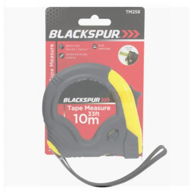 Blackspur Contractors 25mm Dual Blade Measure Tape - 10