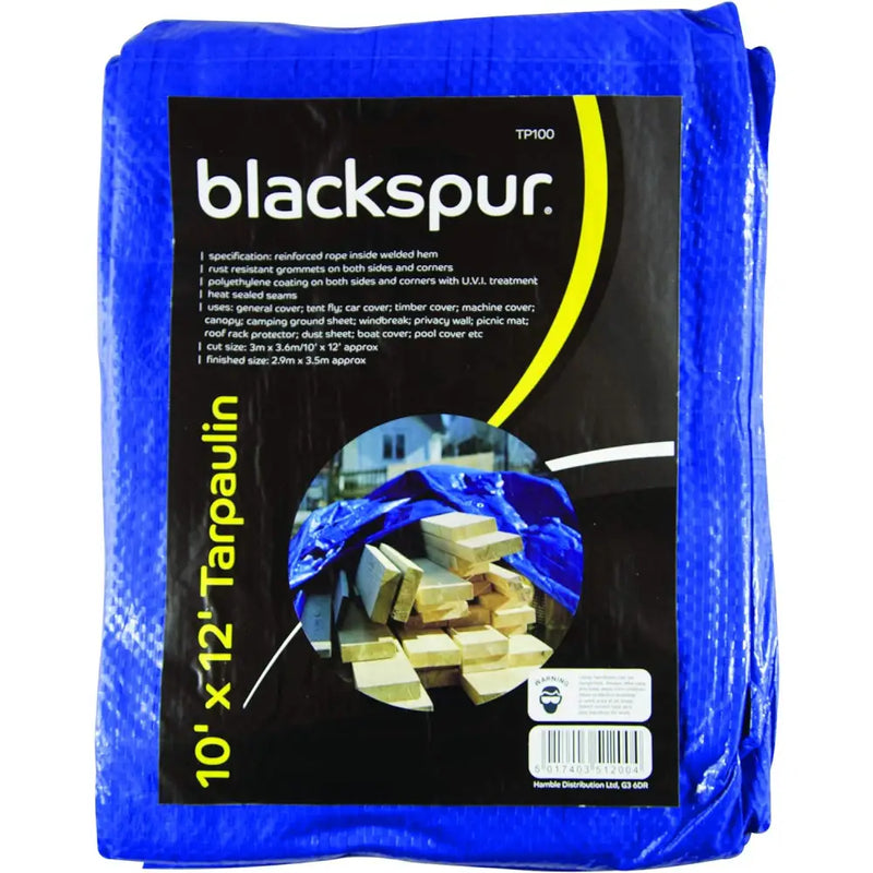 Blackspur Tarpaulin Range - 10x12’ / 3x3.6M - Tarp