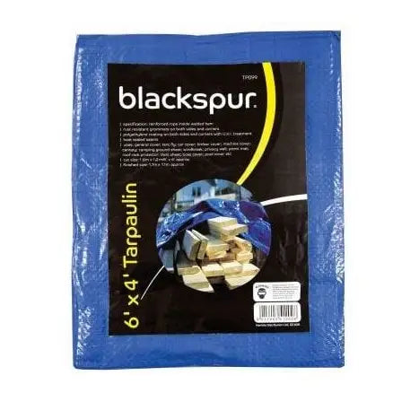 Blackspur Tarpaulin Range - 4x6’ / 1.2x1.8M - Tarp