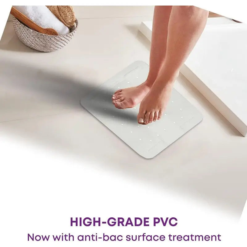 Blue Canyon Softee Foam Shower Mat 55 x 55cm - White