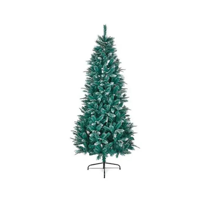Bluemount Fir PE/PVC Silver Glitter Tip Tree 1.8m / 6ft