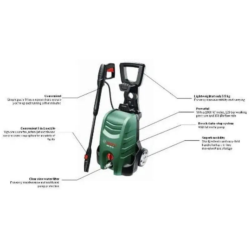 Bosch High Pressure Power Washer - Aqt35-12 - Gardening &