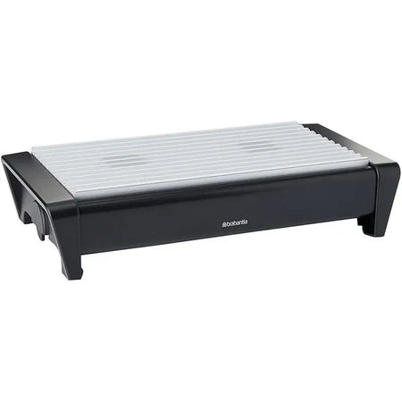 Brabantia 2 Burner Kitchen Food Warmer With Matt Grey Grill