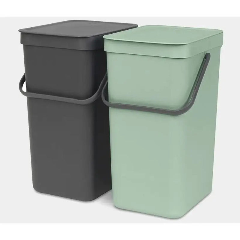 Brabantia Built-In Bin Sort & Go Cupboard Waste Bin - 2 X 16