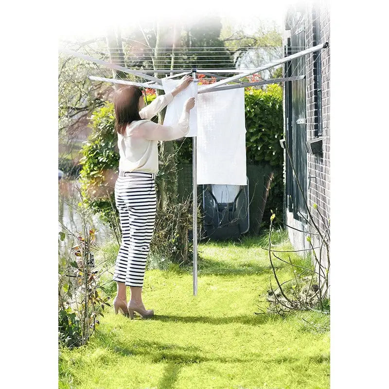 Brabantia Essential Rotary Washing Line With Ground Spike -